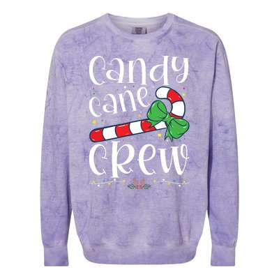 Candy Cane Crew Funny Christmas Candy Lover Xmas Colorblast Crewneck Sweatshirt