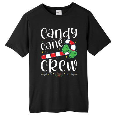 Candy Cane Crew Funny Christmas Candy Lover Xmas Tall Fusion ChromaSoft Performance T-Shirt