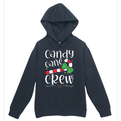 Candy Cane Crew Funny Christmas Candy Lover Xmas Urban Pullover Hoodie