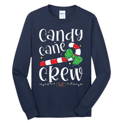 Candy Cane Crew Funny Christmas Candy Lover Xmas Tall Long Sleeve T-Shirt