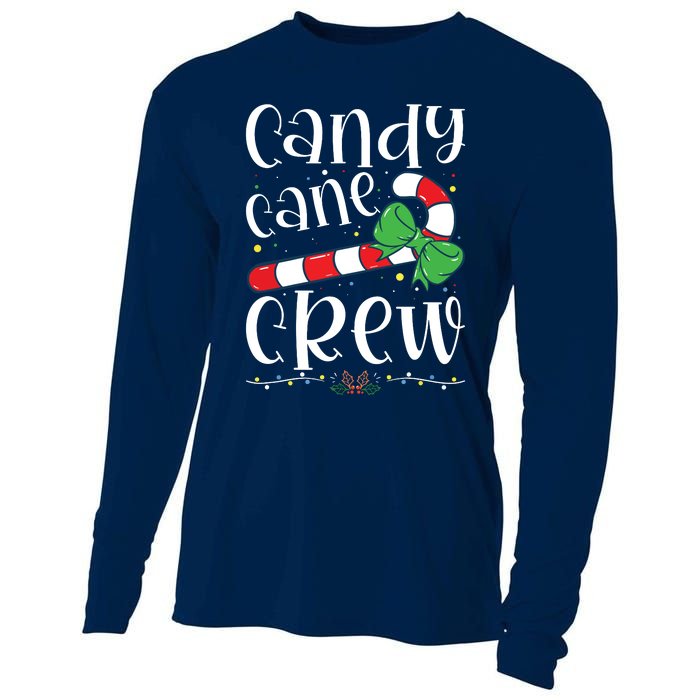 Candy Cane Crew Funny Christmas Candy Lover Xmas Cooling Performance Long Sleeve Crew