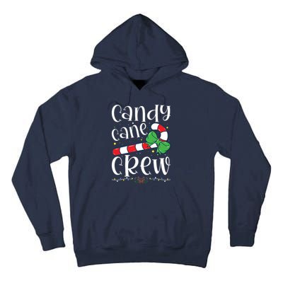 Candy Cane Crew Funny Christmas Candy Lover Xmas Tall Hoodie