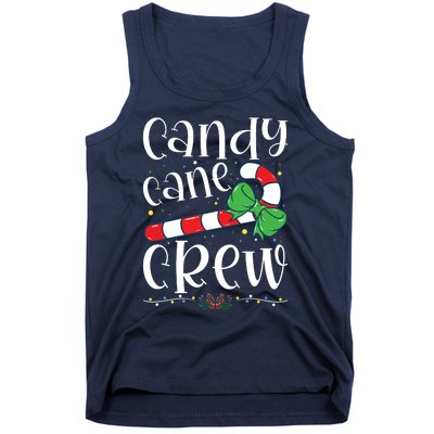 Candy Cane Crew Funny Christmas Candy Lover Xmas Tank Top