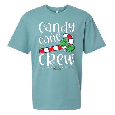 Candy Cane Crew Funny Christmas Candy Lover Xmas Sueded Cloud Jersey T-Shirt