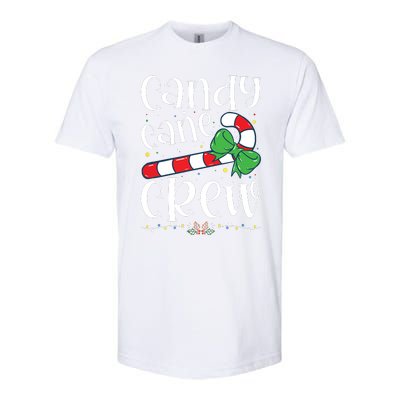 Candy Cane Crew Funny Christmas Candy Lover Xmas Softstyle® CVC T-Shirt