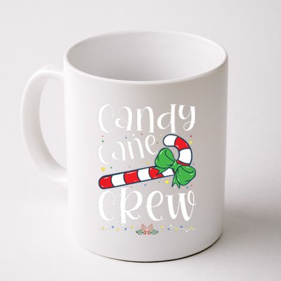 Candy Cane Crew Funny Christmas Candy Lover Xmas Coffee Mug