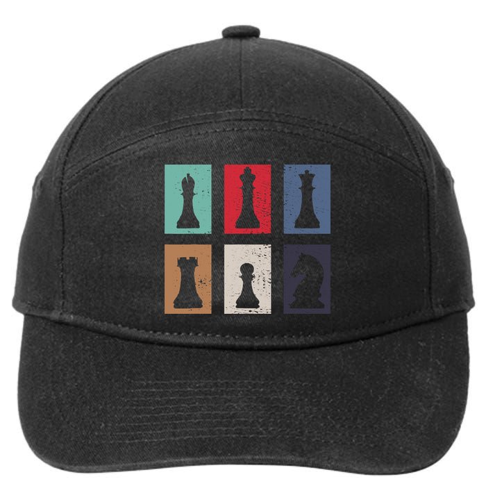 Chess Chess 7-Panel Snapback Hat