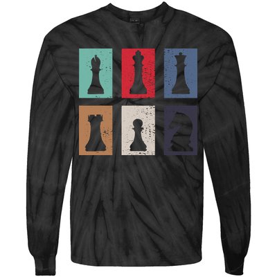 Chess Chess Tie-Dye Long Sleeve Shirt