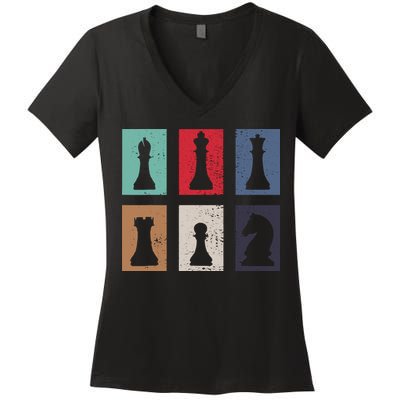 Chess Chess Women's V-Neck T-Shirt