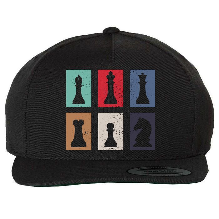 Chess Chess Wool Snapback Cap