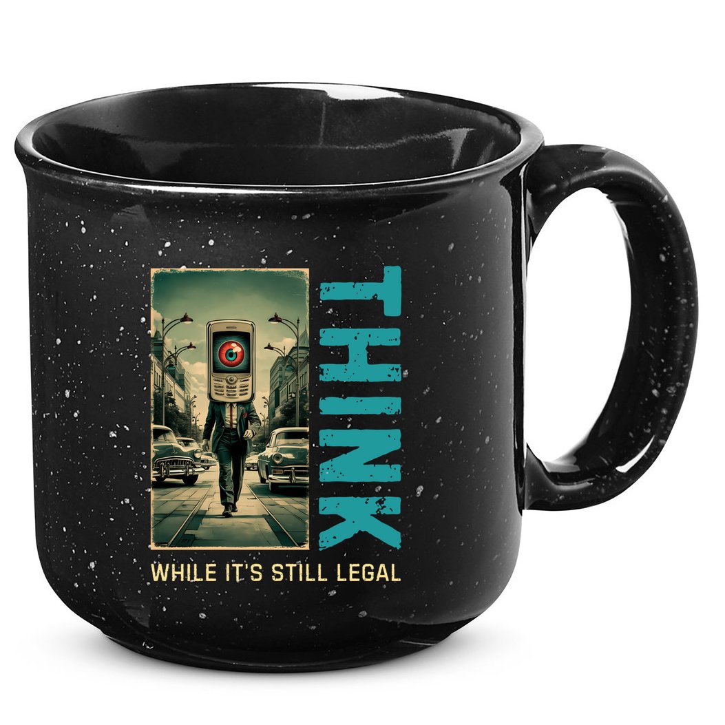 Conservative Cancel Culture Think While Its Still Legal 15oz Campfire Ceramic Mug