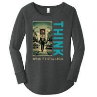 Conservative Cancel Culture Think While Its Still Legal Women's Perfect Tri Tunic Long Sleeve Shirt