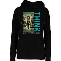 Conservative Cancel Culture Think While Its Still Legal Womens Funnel Neck Pullover Hood