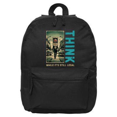 Conservative Cancel Culture Think While Its Still Legal 16 in Basic Backpack