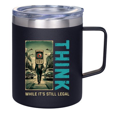Conservative Cancel Culture Think While Its Still Legal 12oz Stainless Steel Coffee Mug