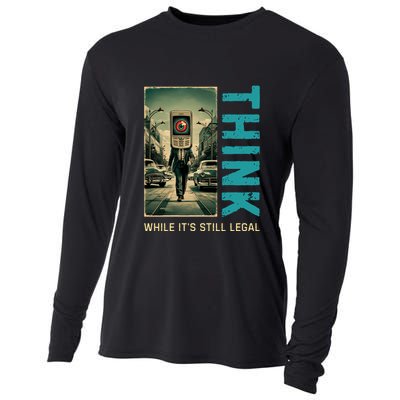 Conservative Cancel Culture Think While Its Still Legal Cooling Performance Long Sleeve Crew