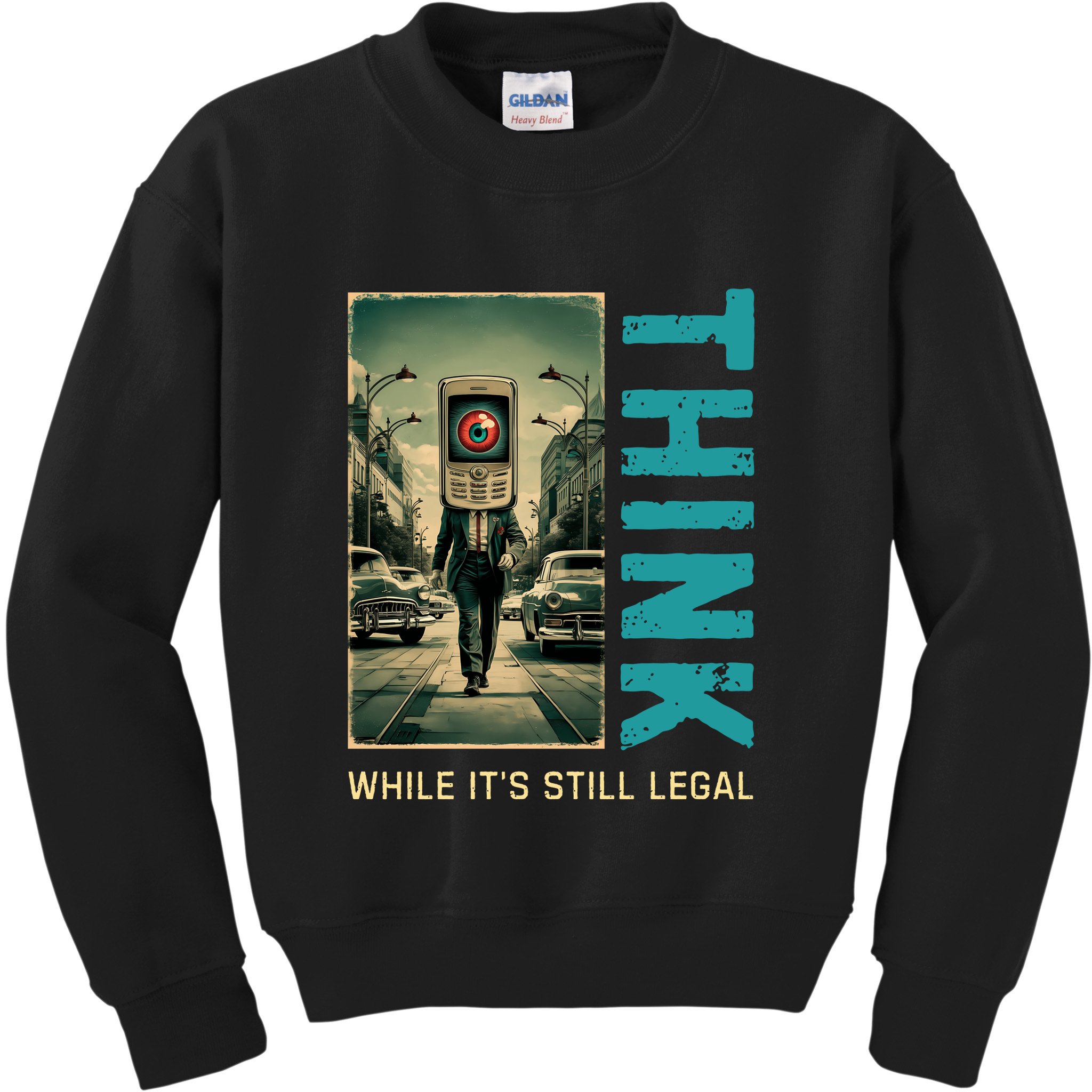 Conservative Cancel Culture Think While Its Still Legal Kids Sweatshirt