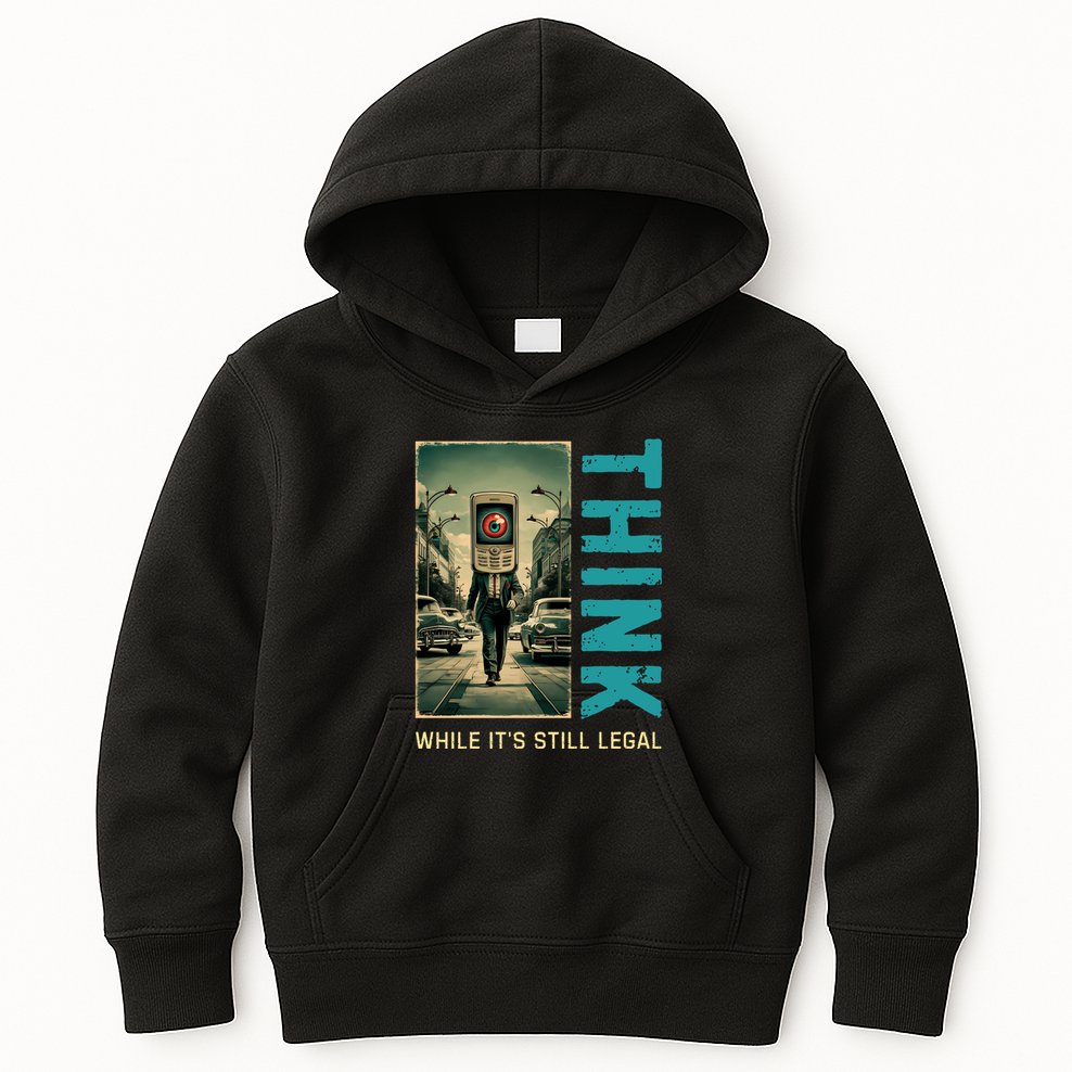 Conservative Cancel Culture Think While Its Still Legal Kids Hoodie