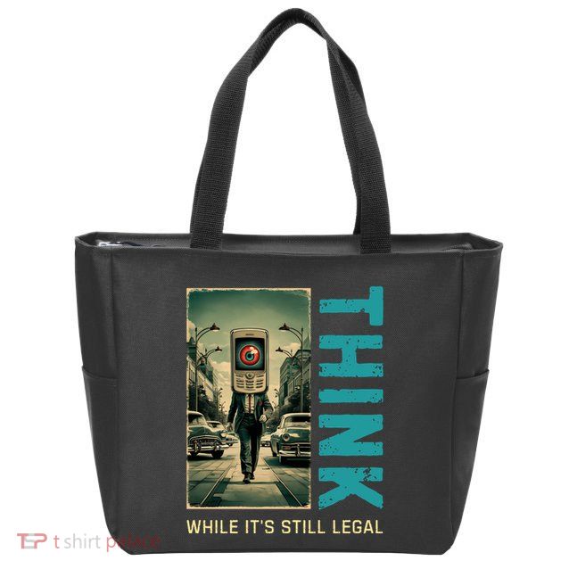Conservative Cancel Culture Think While Its Still Legal Zip Tote Bag