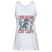 Cowboy Cat Childless Cat Lady For Kamala Election Voting Ladies Essential Flowy Tank