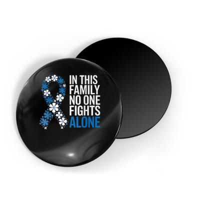 Colorectal Cancer Colon Cancer Blue Ribbon Family Support Magnet