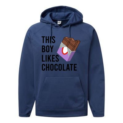 Chocolatier Cocoa Chocolate Chef Ironic Quote Cool Gift Performance Fleece Hoodie