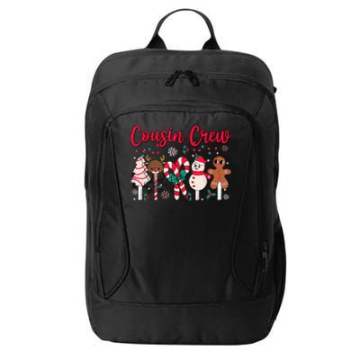 Cousin Crew Christmas Squad Family Matching Cousin Club Kid City Backpack