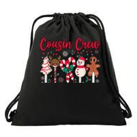 Cousin Crew Christmas Squad Family Matching Cousin Club Kid Drawstring Bag