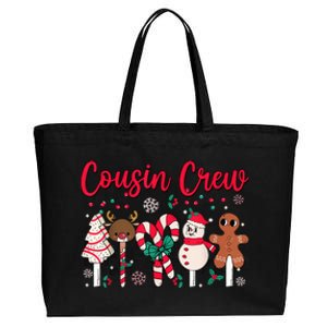 Cousin Crew Christmas Squad Family Matching Cousin Club Kid Cotton Canvas Jumbo Tote