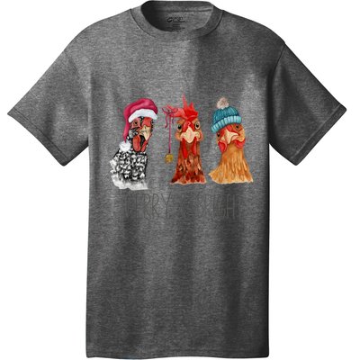 Cute Chickens Christmas Christmas Farm Animal Funny Holiday T-Shirt