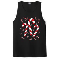 Candy Cane Crew Merry And Bright Red And White Candy Costume PosiCharge Competitor Tank