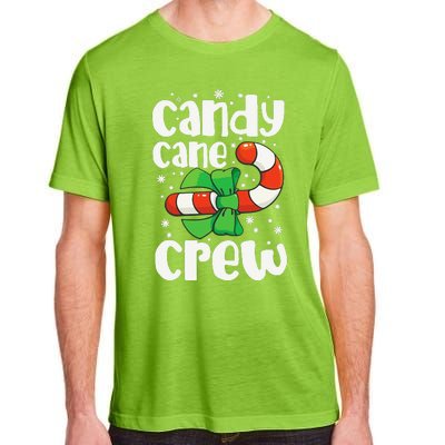 Candy Cane Crew Funny Christmas Candy Lover Xmas Adult ChromaSoft Performance T-Shirt