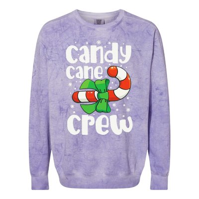 Candy Cane Crew Funny Christmas Candy Lover Xmas Colorblast Crewneck Sweatshirt