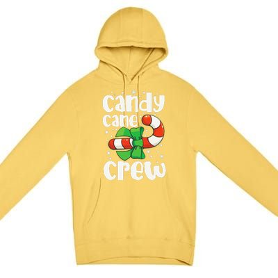 Candy Cane Crew Funny Christmas Candy Lover Xmas Premium Pullover Hoodie