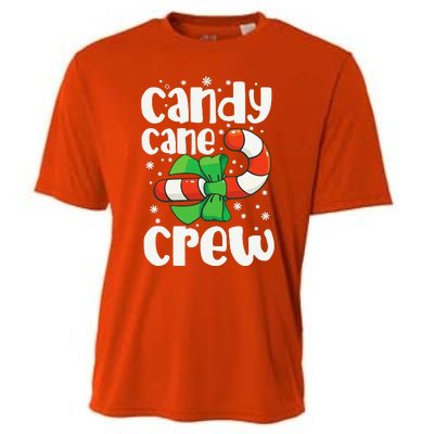 Candy Cane Crew Funny Christmas Candy Lover Xmas Cooling Performance Crew T-Shirt