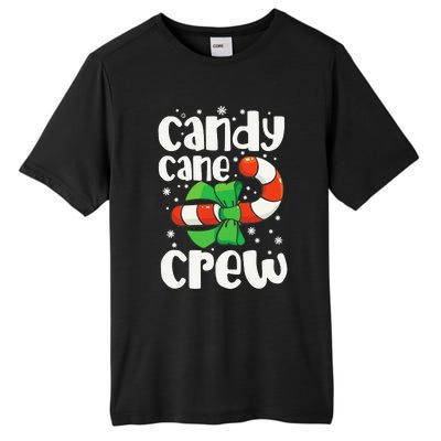 Candy Cane Crew Funny Christmas Candy Lover Xmas Tall Fusion ChromaSoft Performance T-Shirt