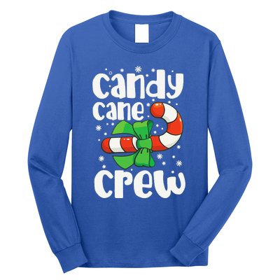 Candy Cane Crew Funny Christmas Candy Lover Xmas Long Sleeve Shirt