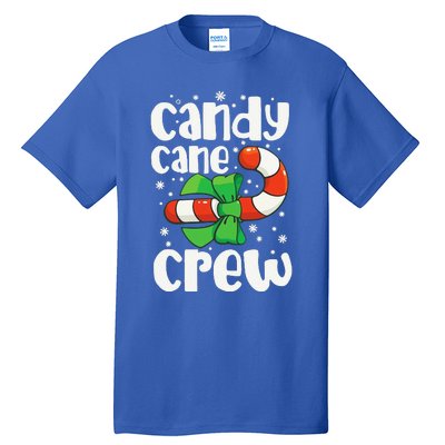 Candy Cane Crew Funny Christmas Candy Lover Xmas Tall T-Shirt