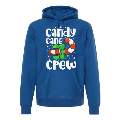 Candy Cane Crew Funny Christmas Candy Lover Xmas Premium Hoodie