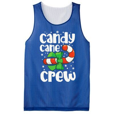 Candy Cane Crew Funny Christmas Candy Lover Xmas Mesh Reversible Basketball Jersey Tank