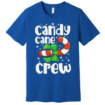 Candy Cane Crew Funny Christmas Candy Lover Xmas Premium T-Shirt