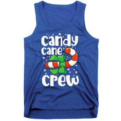 Candy Cane Crew Funny Christmas Candy Lover Xmas Tank Top