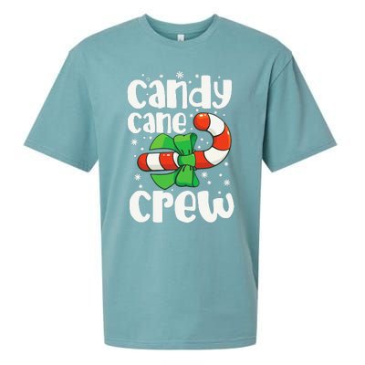 Candy Cane Crew Funny Christmas Candy Lover Xmas Sueded Cloud Jersey T-Shirt