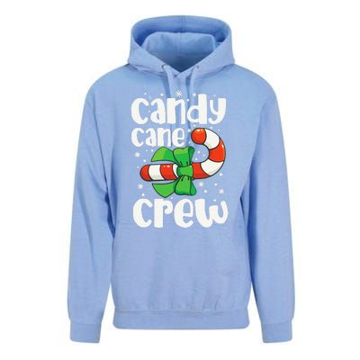 Candy Cane Crew Funny Christmas Candy Lover Xmas Unisex Surf Hoodie