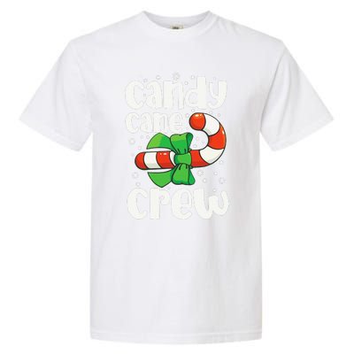 Candy Cane Crew Funny Christmas Candy Lover Xmas Garment-Dyed Heavyweight T-Shirt