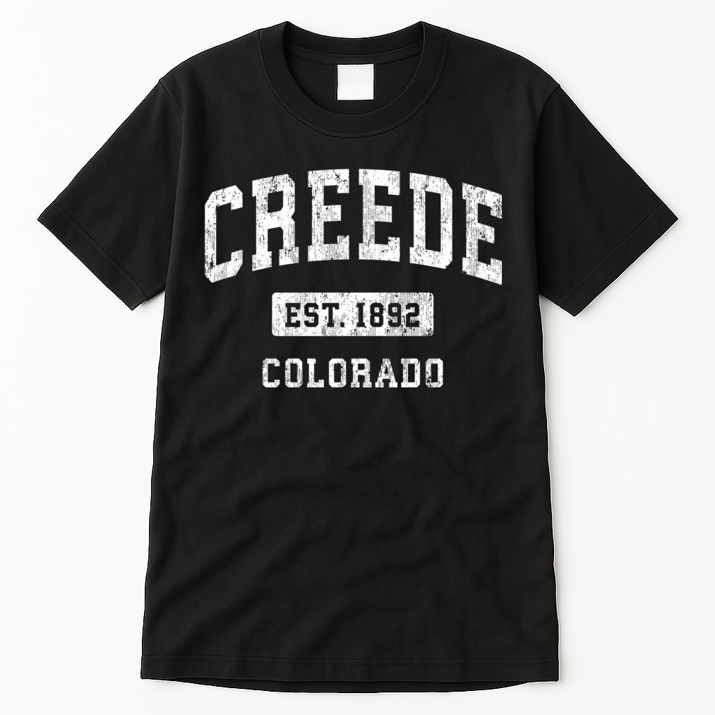Creede Colorado Co Vintage Athletic Sports Tall T-Shirt