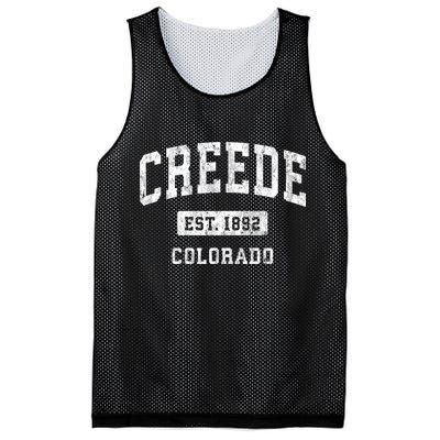 Creede Colorado Co Vintage Athletic Sports Mesh Reversible Basketball Jersey Tank
