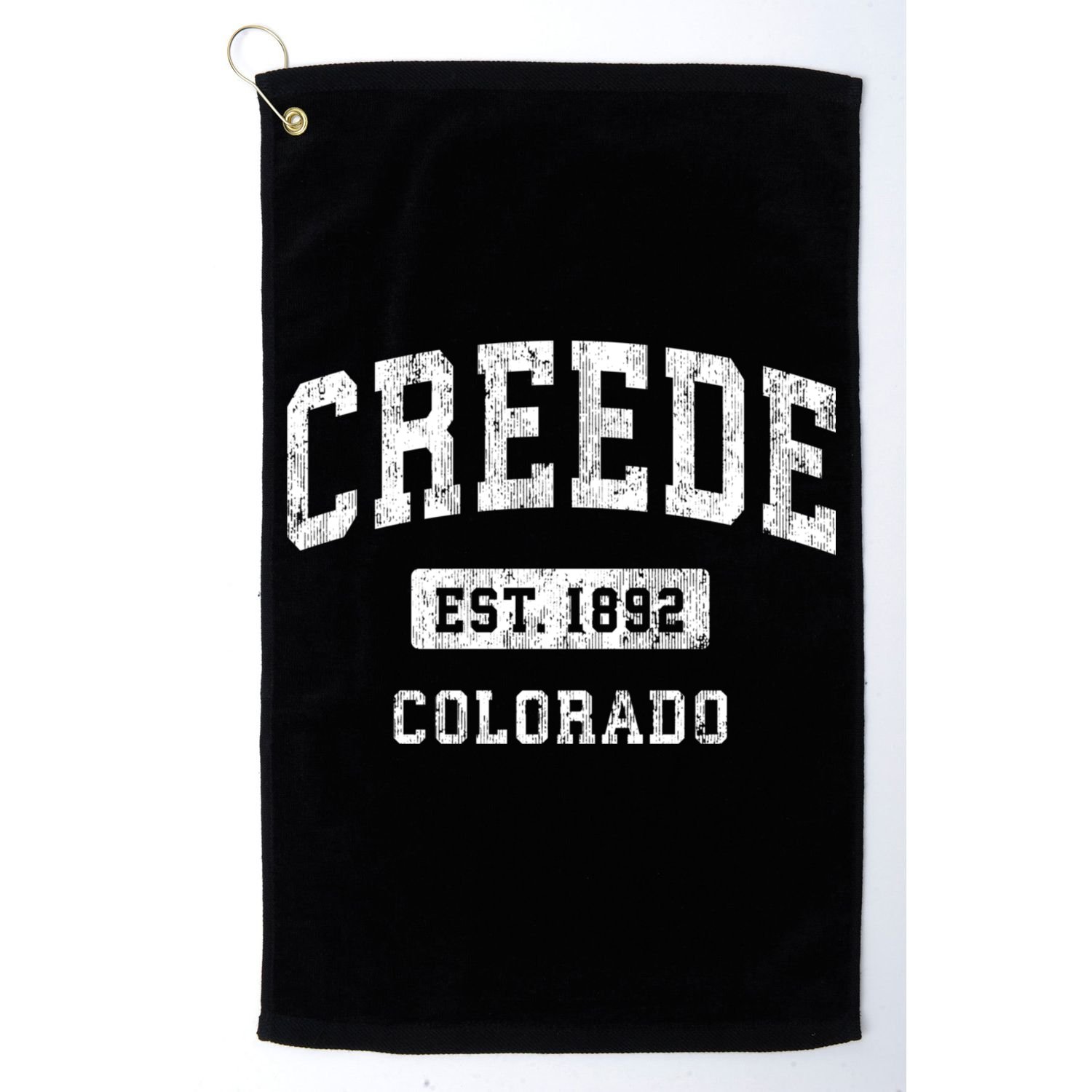 Creede Colorado Co Vintage Athletic Sports Golf Towel