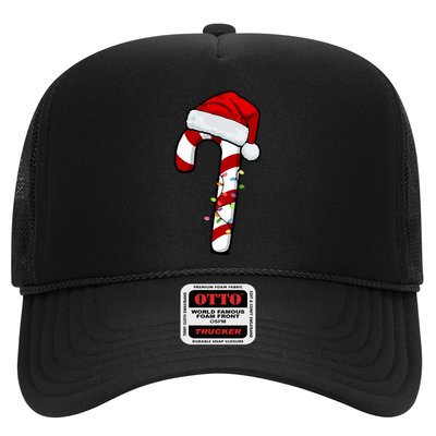 Christmas Candy Cane Holiday Trucker Hat
