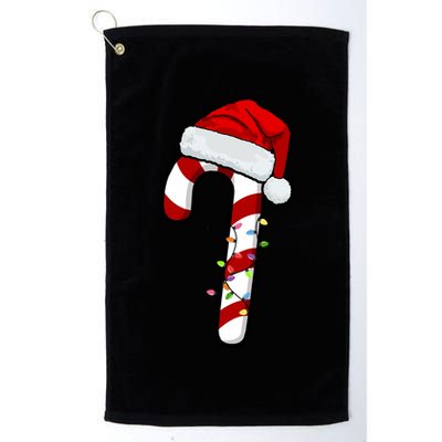 Christmas Candy Cane Holiday Golf Towel